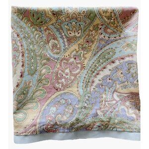 VTG Pillowcase KING West Point Stevens Pastel Paisley Floral No-Iron Percale